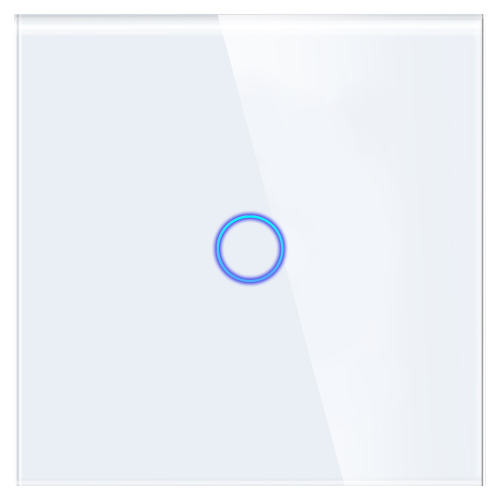 Włącznik dotykowy pojedynczy ZigBee 2.4GHz Biały Bez N