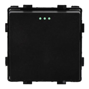 Moduł włącznik mechaniczny światła pojedynczy czarny