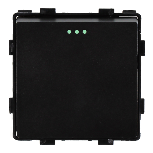 Moduł włącznik mechaniczny światła pojedynczy czarny