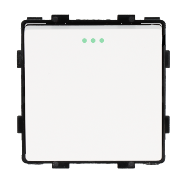 Moduł włącznik mechaniczny światła pojedynczy krzyżowy biały