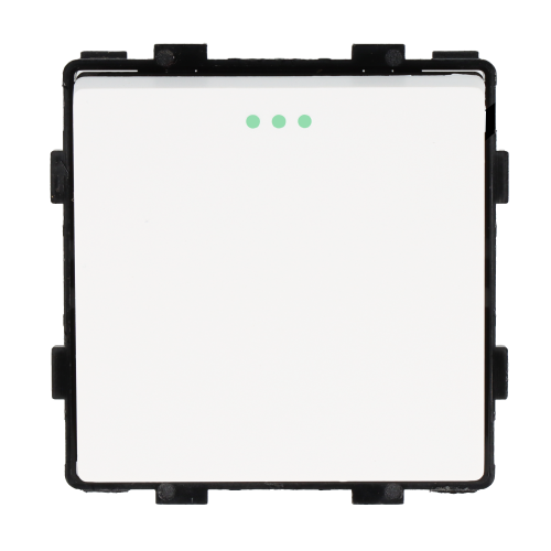 Moduł włącznik mechaniczny światła pojedynczy krzyżowy biały