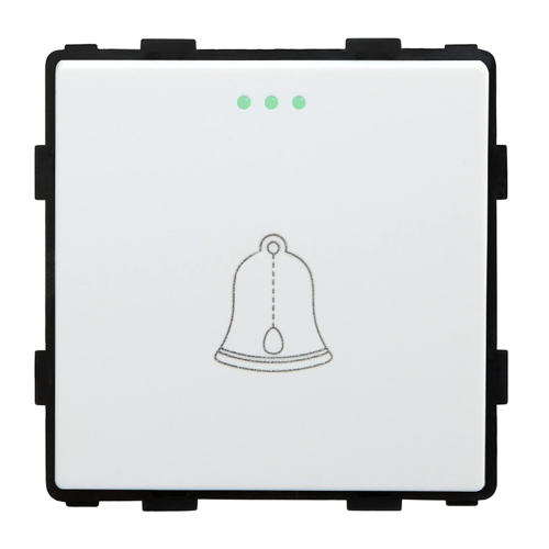 Moduł włącznik mechaniczny dzwonkowy impulsowy biały