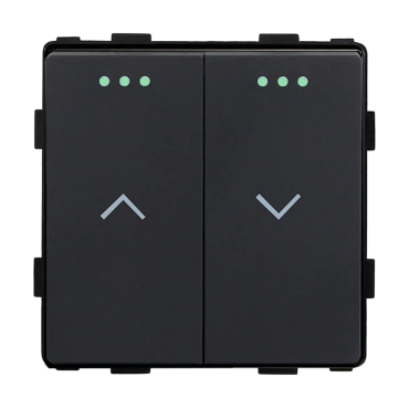 Moduł włącznik mechaniczny rolet żaluzji czarny