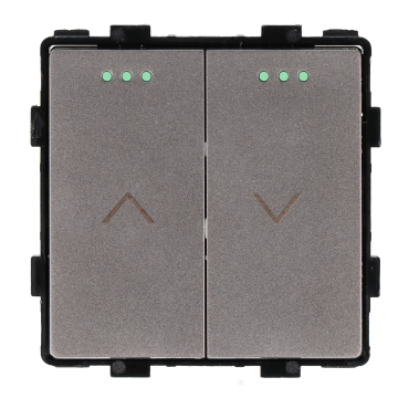 Moduł włącznik mechaniczny rolet żaluzji szary
