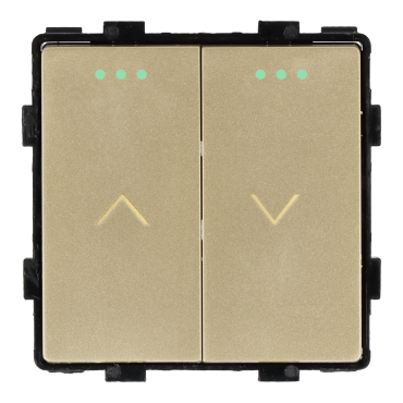 Moduł włącznik mechaniczny rolet żaluzji złoty