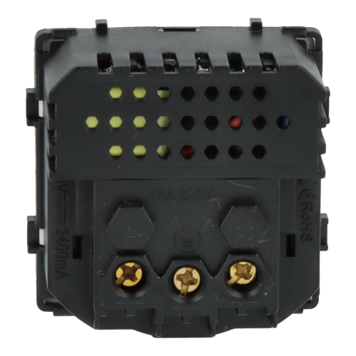 Moduł gniazda elektrycznego z ładowarką USB A+A 230V pojedynczy biały