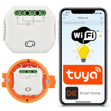 Przekaźnik / Włącznik dopuszkowy pojedynczy Wi-Fi