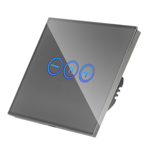 Ściemniacz dotykowy pojedynczy ZigBee 2.4GHz Szary z N