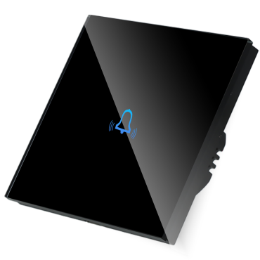 Włącznik dotykowy Dzwonkowy Czarny Bez N