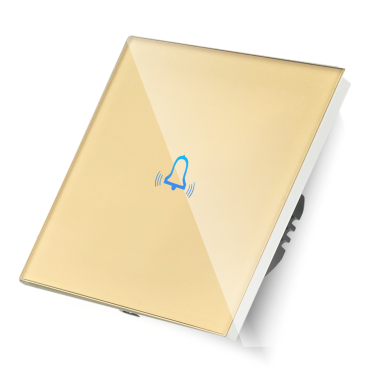 Włącznik dotykowy Dzwonkowy Złoty Bez N