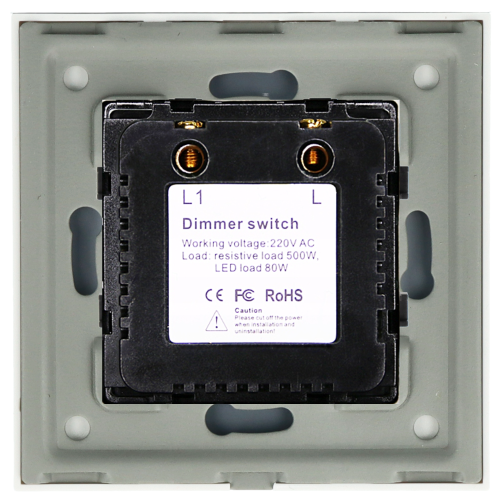 Włącznik dotykowy wentylatora biały DC SMART HOME