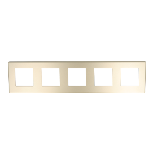 Ramka pięciokrotna plastikowa złota PC 5F DC Smart Home - FrameLite