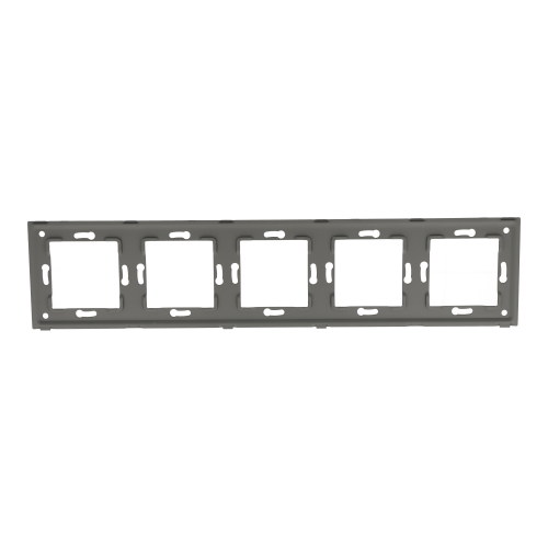 Ramka pięciokrotna plastikowa czarna PC 5F DC Smart Home- FrameLite