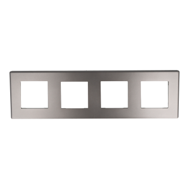 Ramka poczwórna plastikowa szara PC 4F DC Smart Home- FrameLite