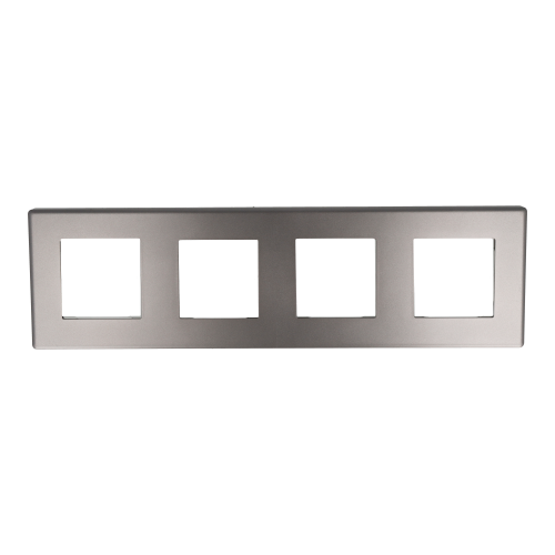 Ramka poczwórna plastikowa szara PC 4F DC Smart Home- FrameLite