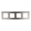 Ramka poczwórna plastikowa szara PC 4F DC Smart Home- FrameLite