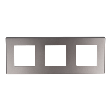 Ramka potrójna plastikowa szara PC 3F DC Smart Home- FrameLite