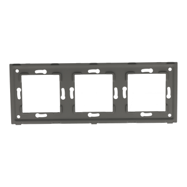 Ramka potrójna plastikowa szara PC 3F DC Smart Home- FrameLite