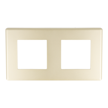 Ramka podwójna plastikowa złota PC 2F DC Smart Home- FrameLite