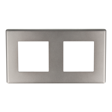 Ramka podwójna plastikowa szara PC 2F DC Smart Home- FrameLite