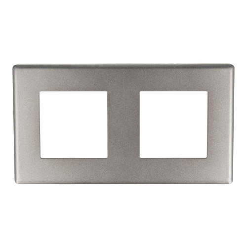 Ramka podwójna plastikowa szara PC 2F DC Smart Home- FrameLite