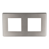 Ramka podwójna plastikowa szara PC 2F DC Smart Home- FrameLite