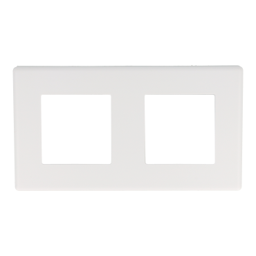 Ramka podwójna plastikowa biała PC 2F DC Smart Home- FrameLite