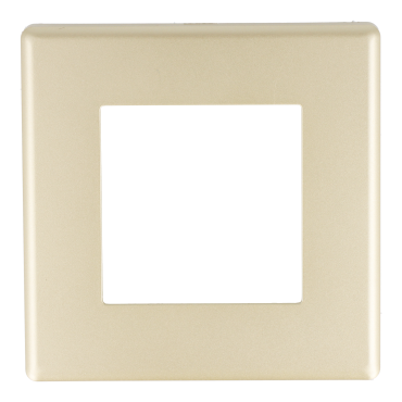 Ramka pojedyncza plastikowa złota PC 1F DC Smart Home- FrameLite