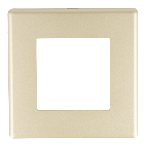 Ramka pojedyncza plastikowa złota PC 1F DC Smart Home- FrameLite