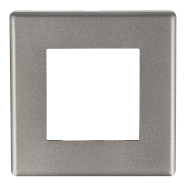 Ramka pojedyncza plastikowa szara PC 1F DC Smart Home- FrameLite