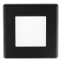 Ramka pojedyncza plastikowa czarna PC 1F DC Smart Home- FrameLite