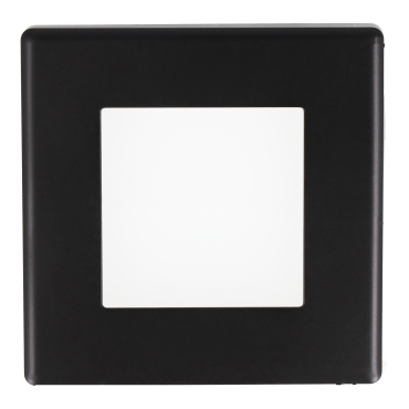 Ramka pojedyncza plastikowa czarna PC 1F DC Smart Home- FrameLite