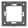 Ramka pojedyncza plastikowa czarna PC 1F DC Smart Home- FrameLite