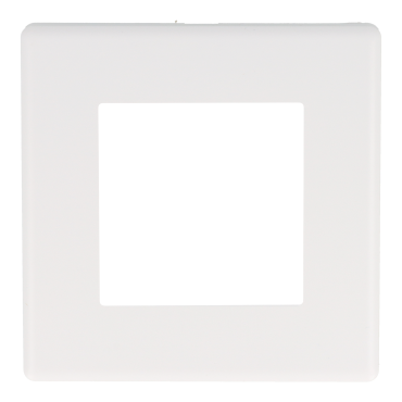 Ramka pojedyncza plastikowa biała PC 1F DC Smart Home- FrameLite