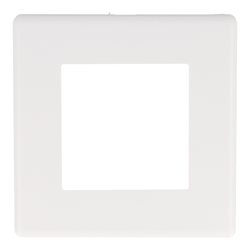 Ramka pojedyncza plastikowa biała PC 1F DC Smart Home- FrameLite