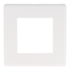 Ramka pojedyncza plastikowa biała PC 1F DC Smart Home- FrameLite