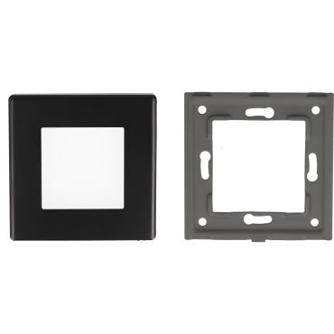 Ramka pojedyncza plastikowa czarna PC 1F DC Smart Home- FrameLite